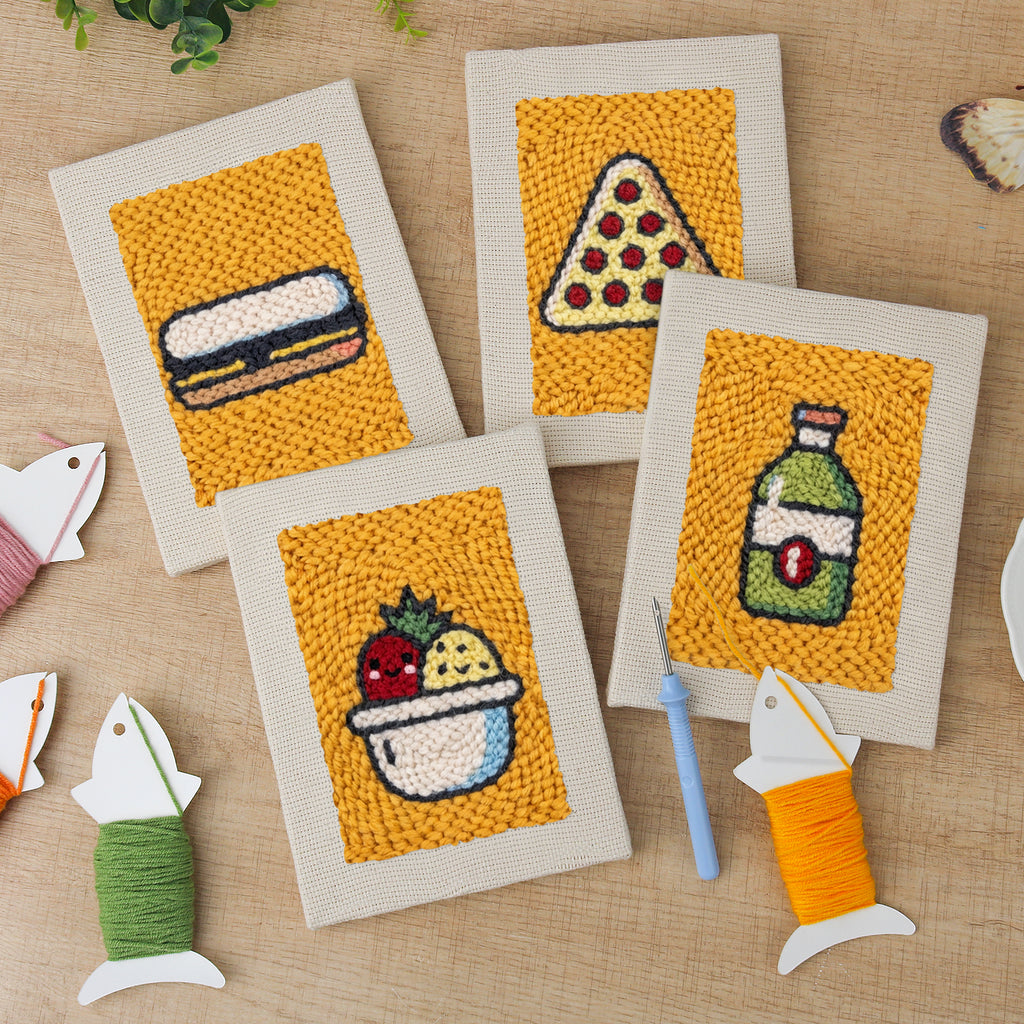 Snacks & Desserts 23 | Mini Punch Needle Kit