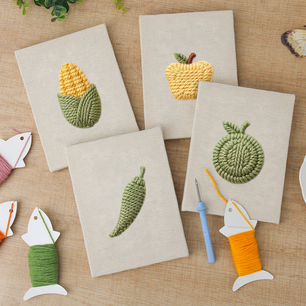 Fruits & Vegetables 14 | Mini Punch Needle Kit