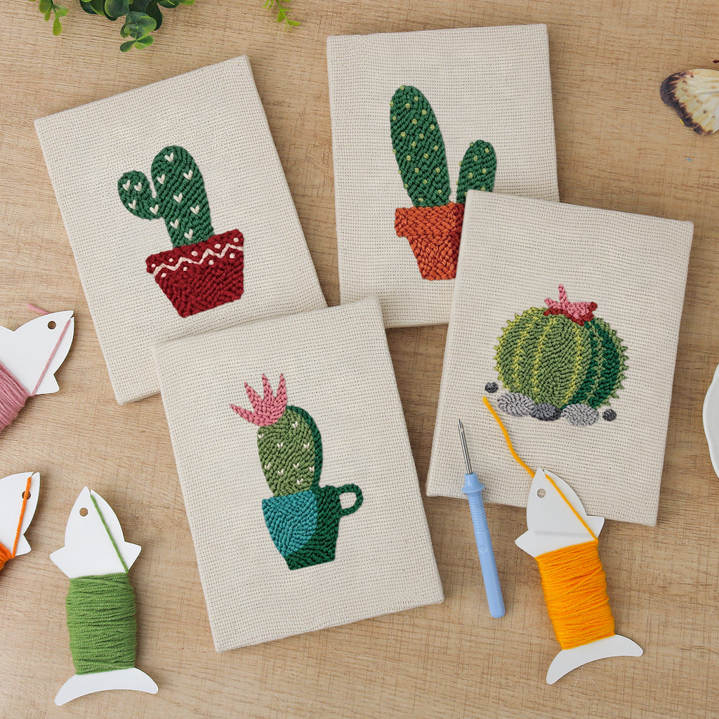 Cactus & Succulents 9 | Mini Punch Needle Kit