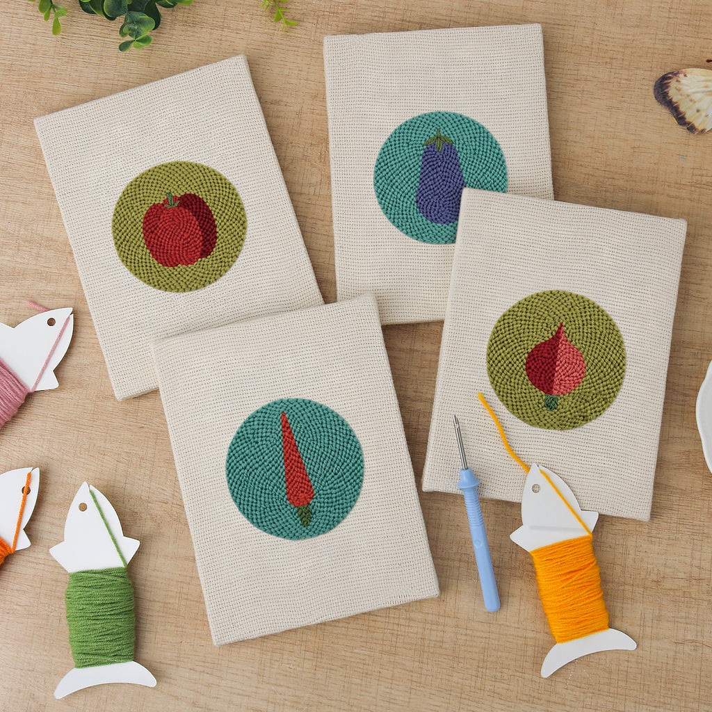 Fruits & Vegetables 30 | Mini Punch Needle Kit