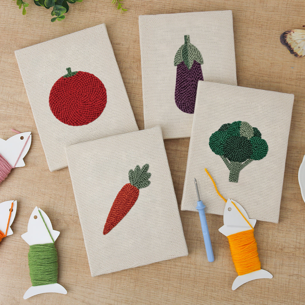 Fruits & Vegetables 38 | Mini Punch Needle Kit
