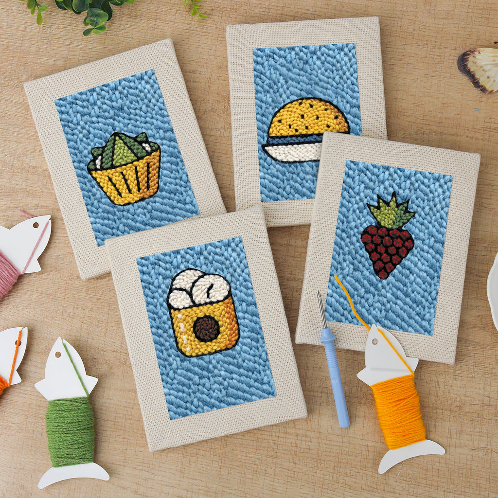 Snacks & Desserts 3 | Mini Punch Needle Kit