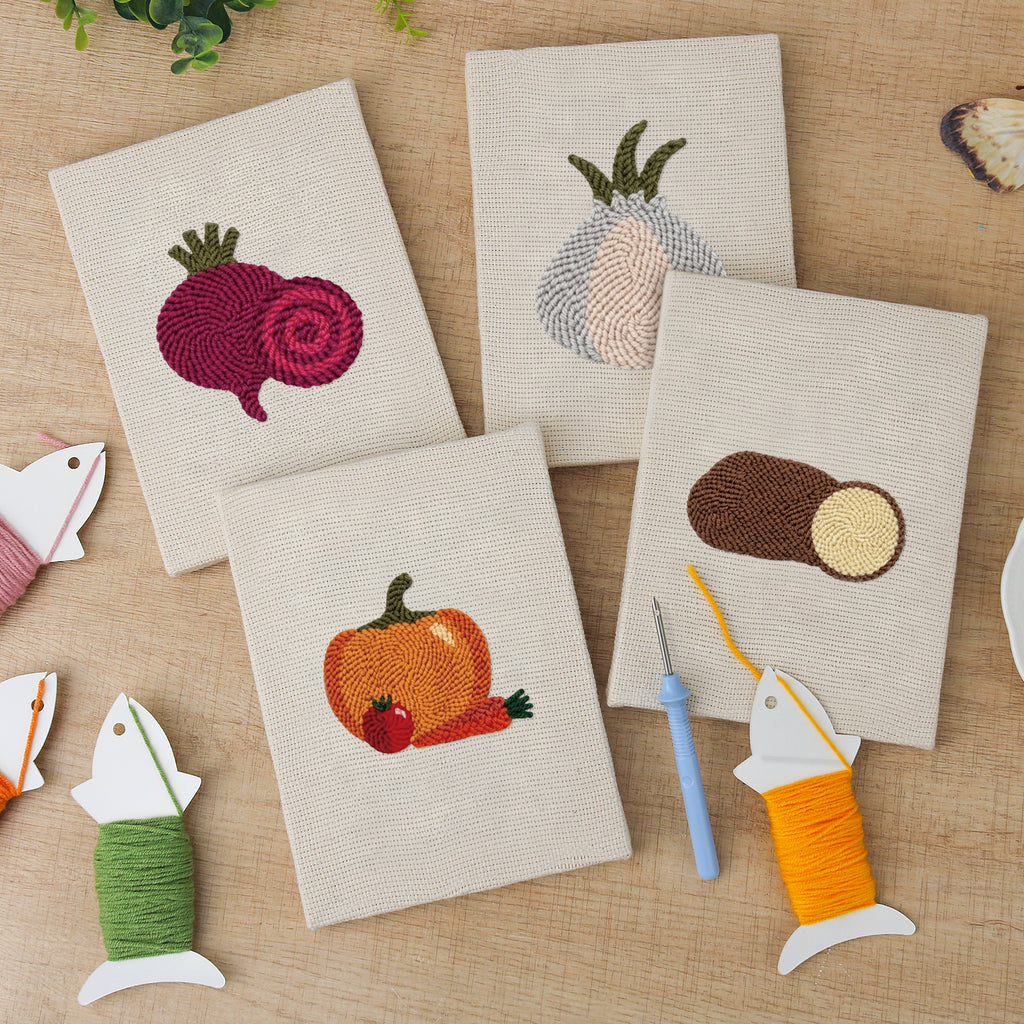 Fruits & Vegetables 23 | Mini Punch Needle Kit