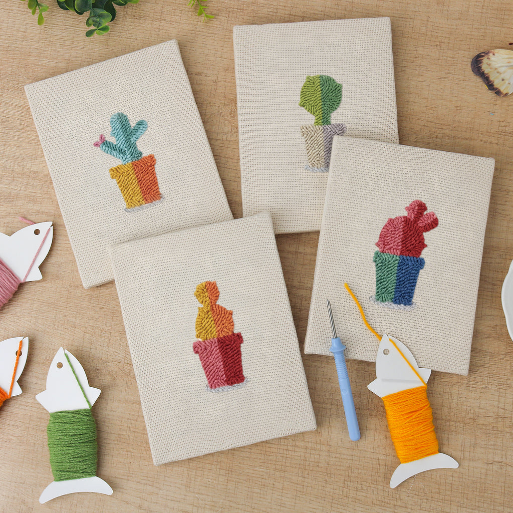 Cactus & Succulents 4 | Mini Punch Needle Kit