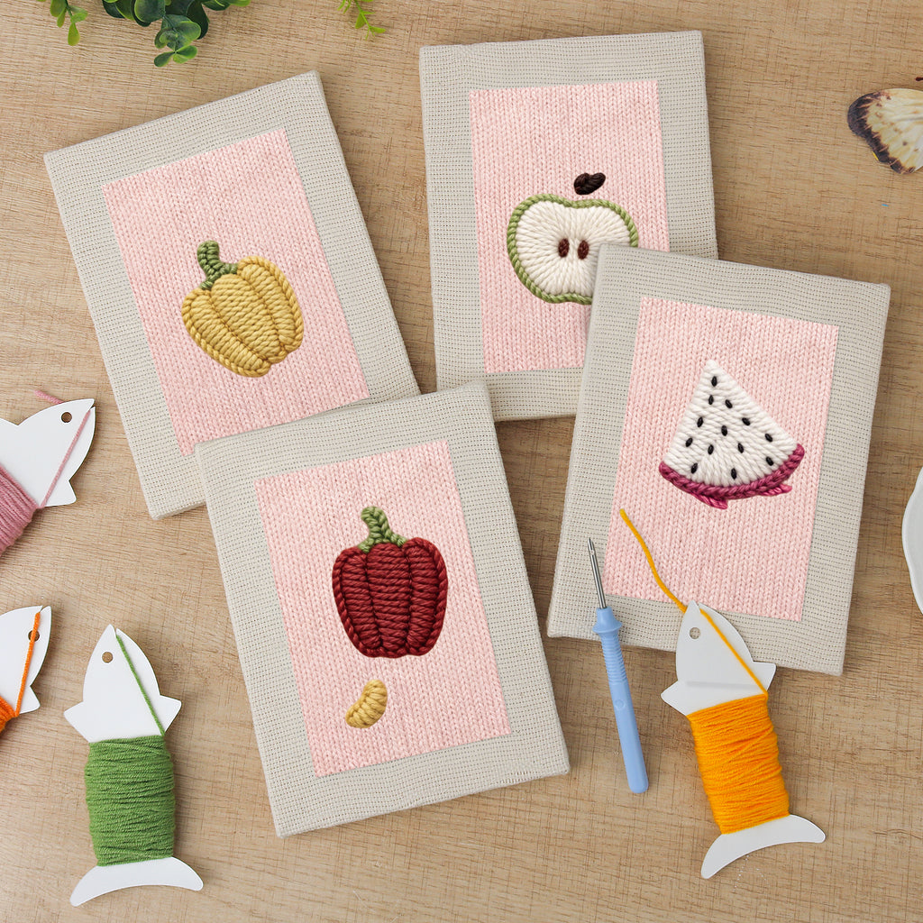 Fruits & Vegetables 19 | Mini Punch Needle Kit