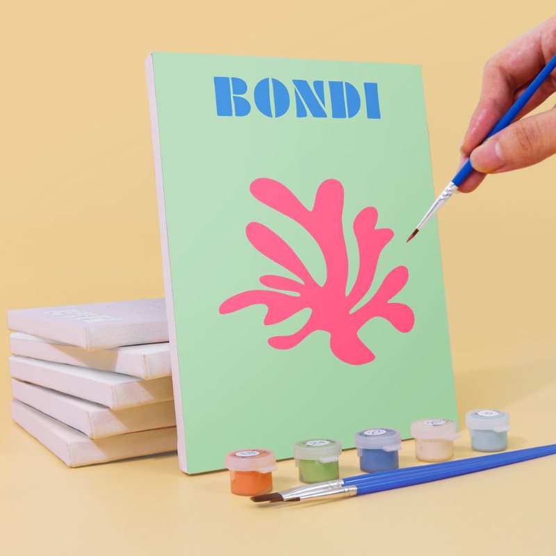 6 Mini Paintings - Coastal vibes set