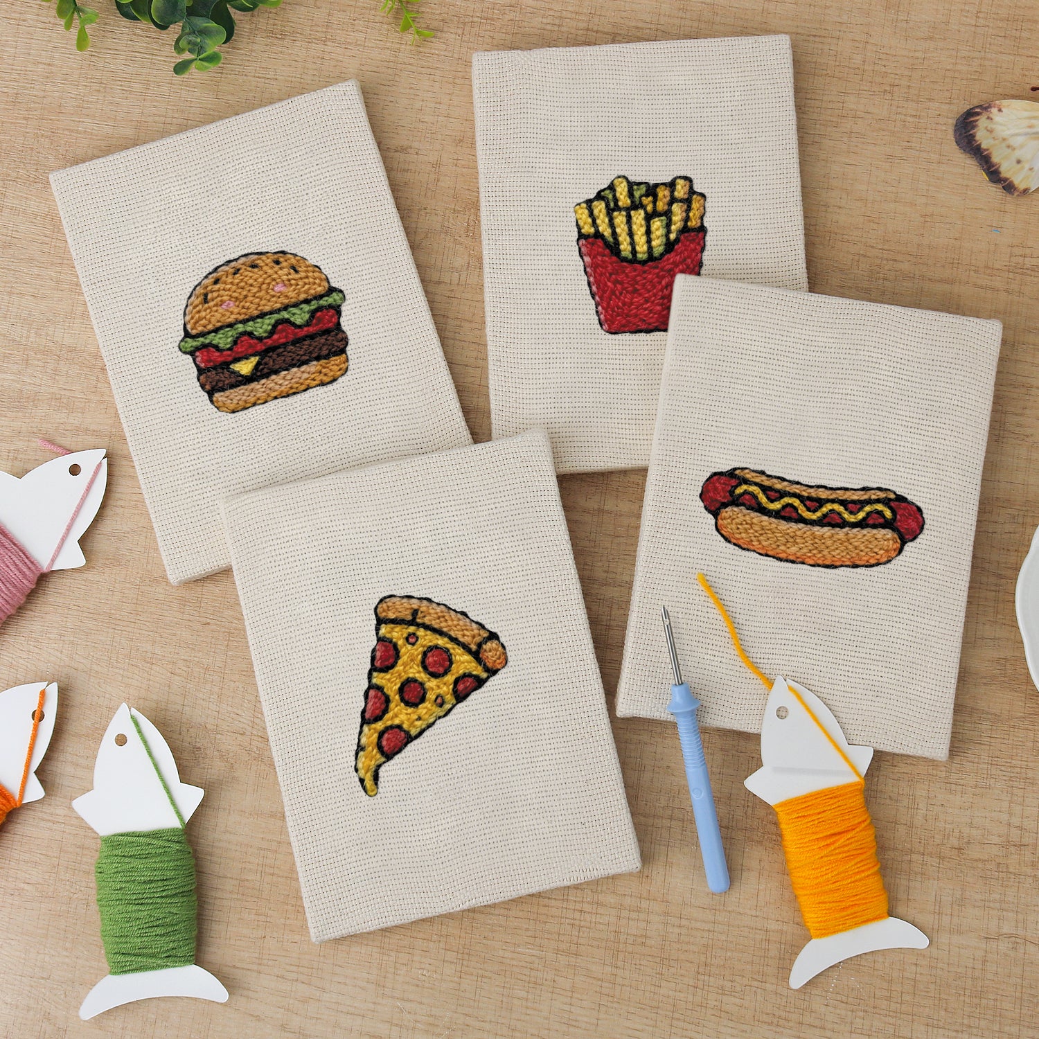 Fast Food 5 | Mini Punch Needle Kit