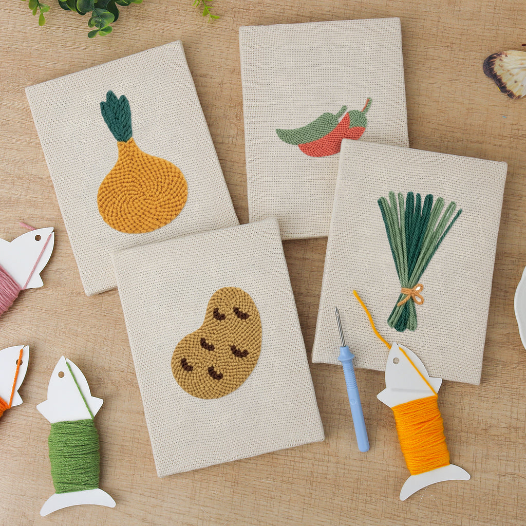 Fruits & Vegetables 21 | Mini Punch Needle Kit