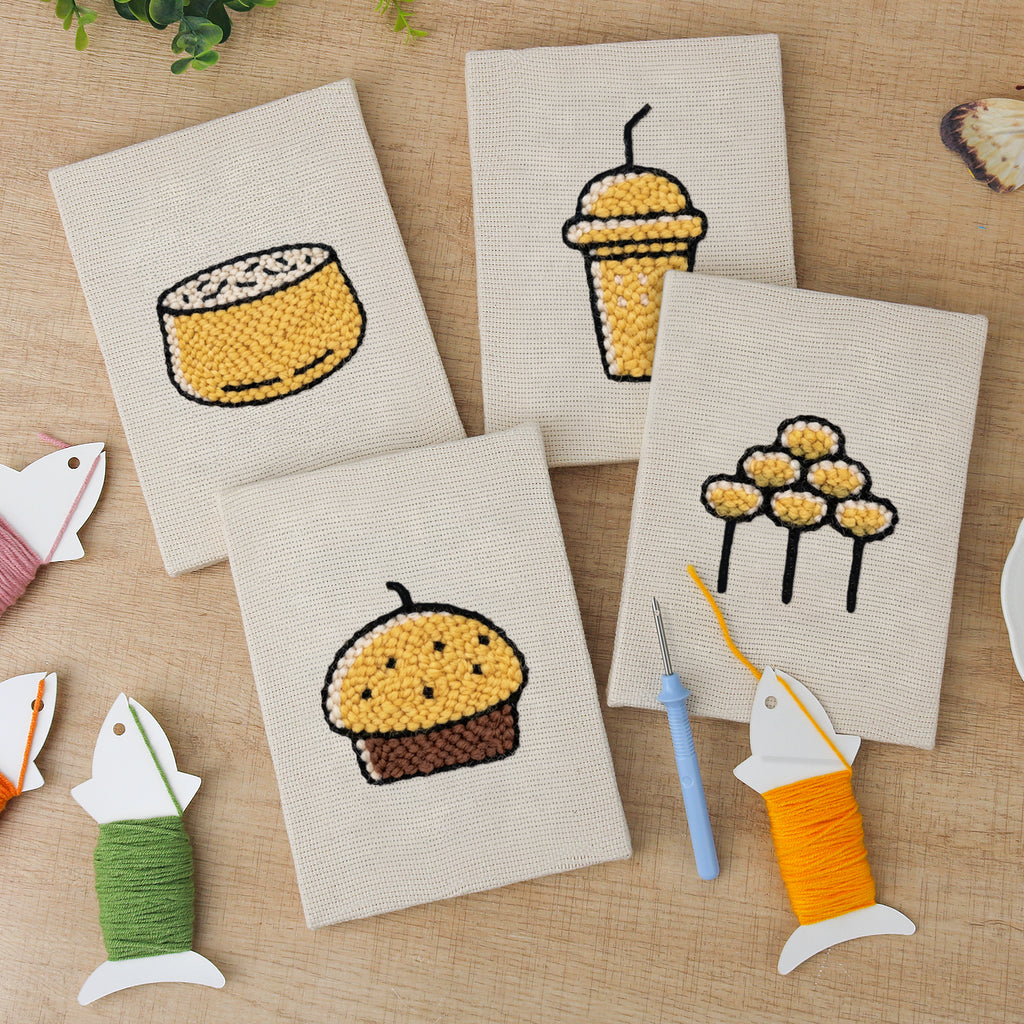 Snacks & Desserts 5 | Mini Punch Needle Kit