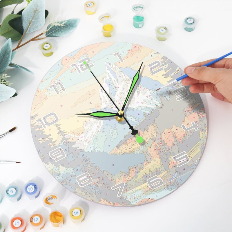 Painting by Numbers Clock – Gorgeous Landscape