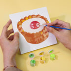 6 Mini Paintings - Pastries