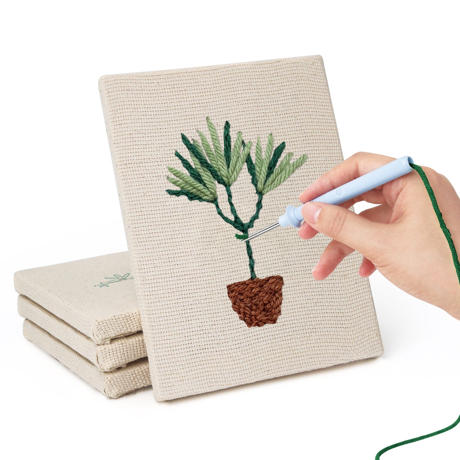Potted Plants 6 | Mini Punch Needle Kit