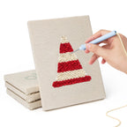 Traffic & Road Signs 1 | Mini Punch Needle Kit