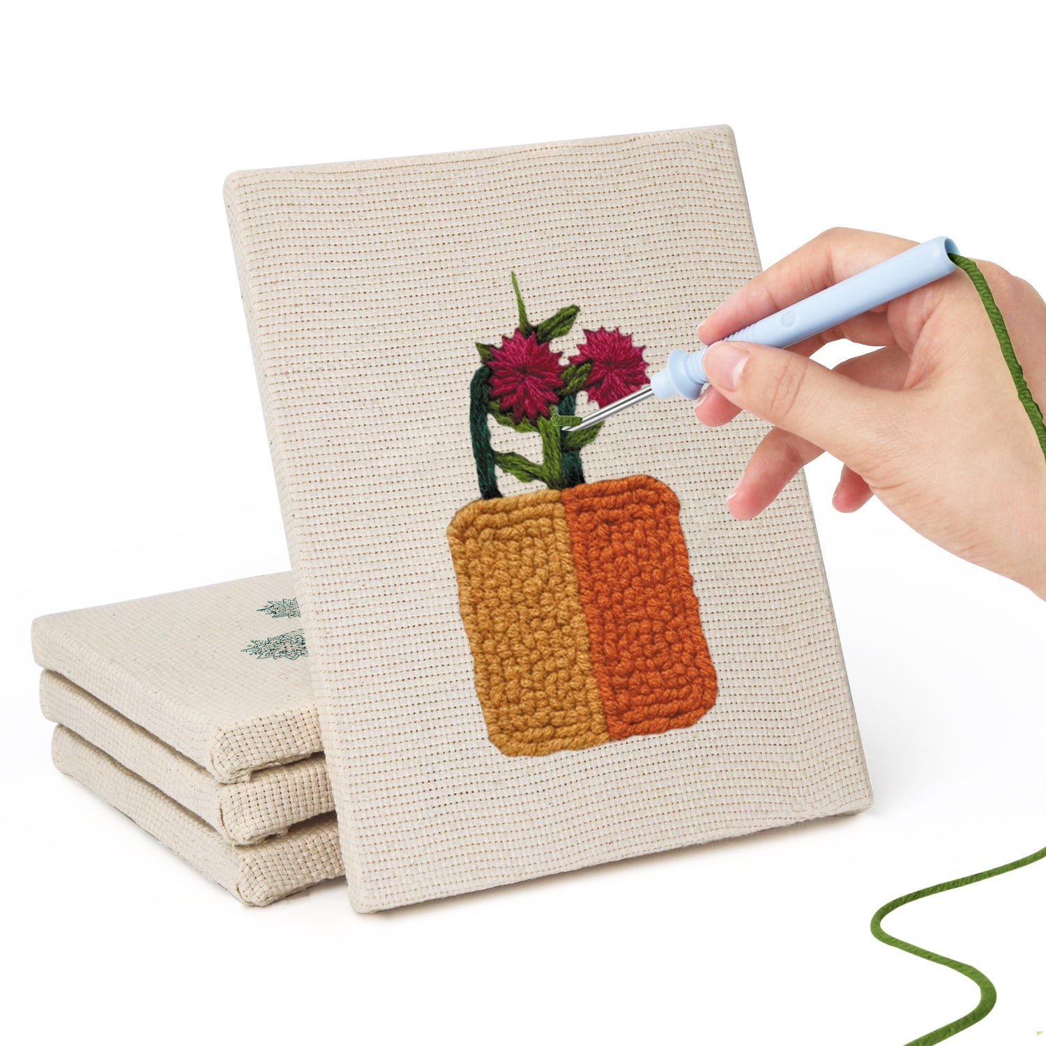 Floral Plants 4 | Mini Punch Needle Kit