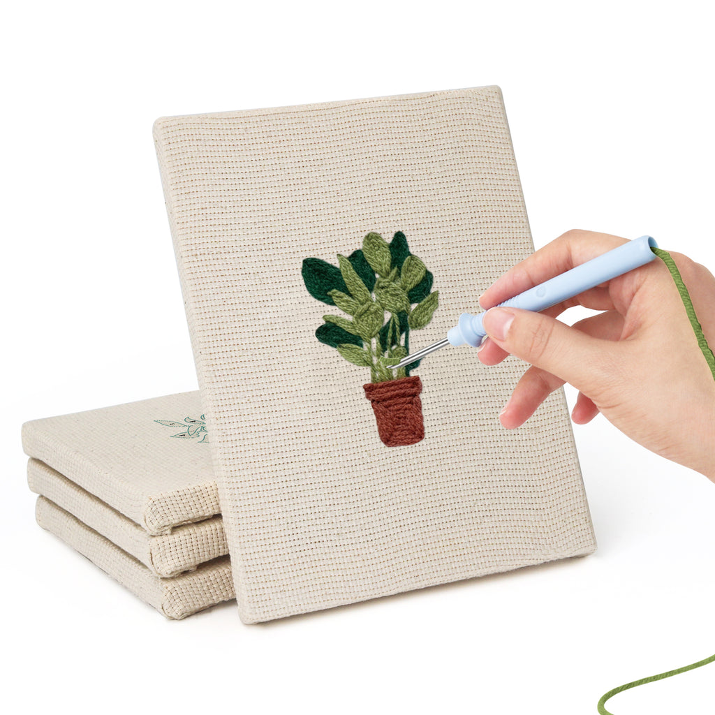 Potted Plants 14 | Mini Punch Needle Kit