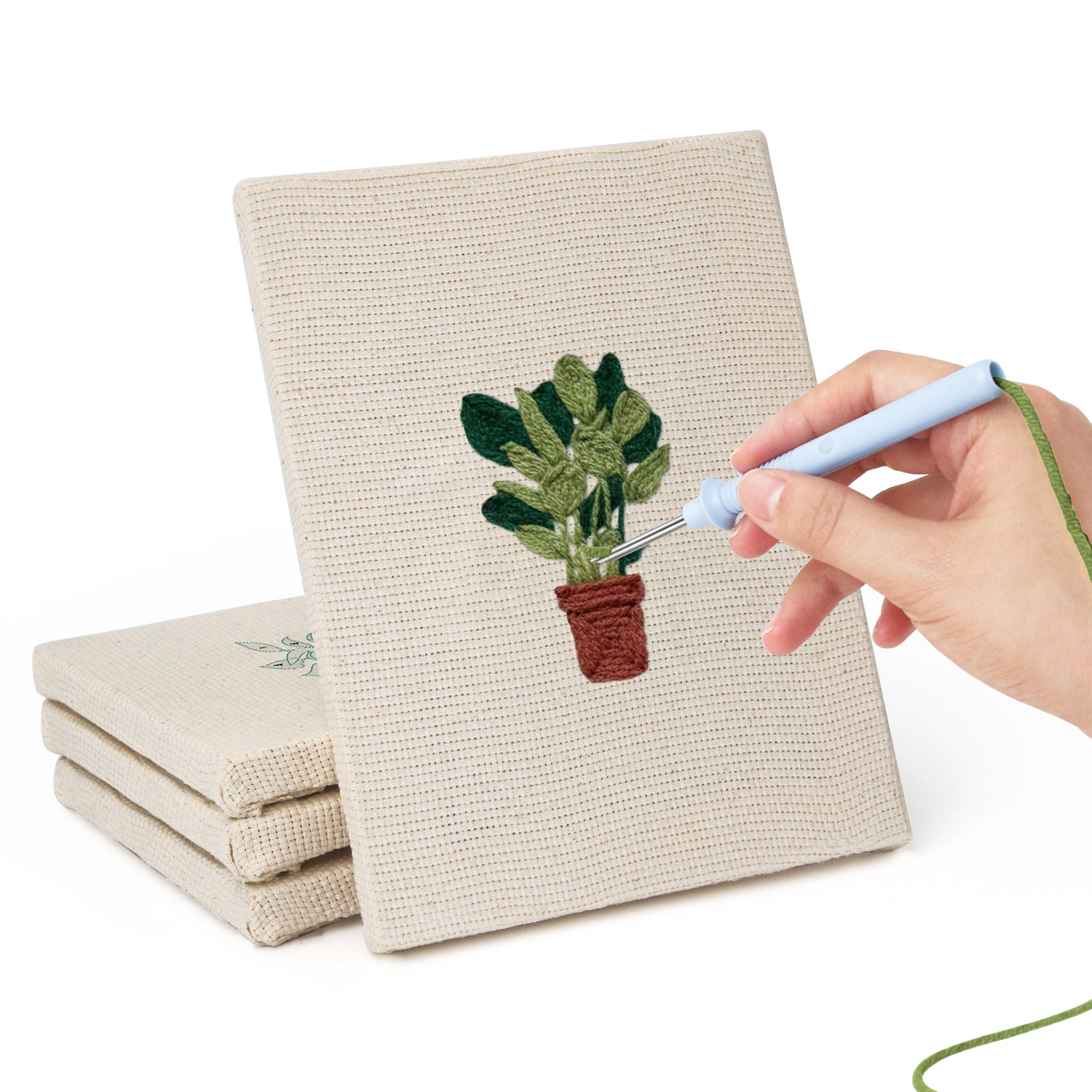 Potted Plants 14 | Mini Punch Needle Kit