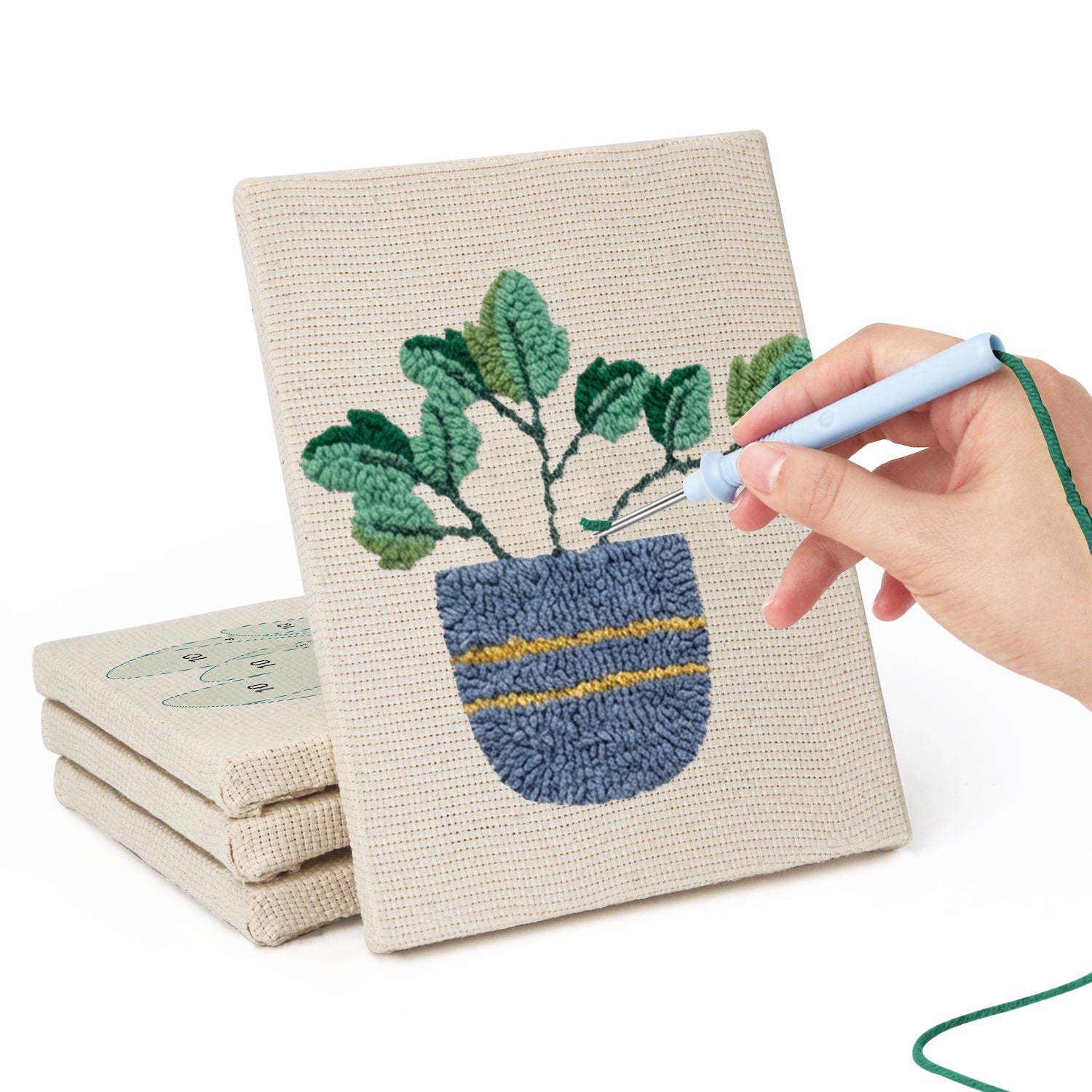 Potted Plants 11 | Mini Punch Needle Kit