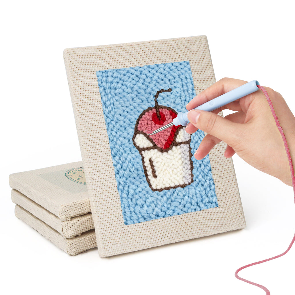 Snacks & Desserts 17 | Mini Punch Needle Kit