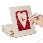 Love & Valentine 1 | Mini Punch Needle Kit