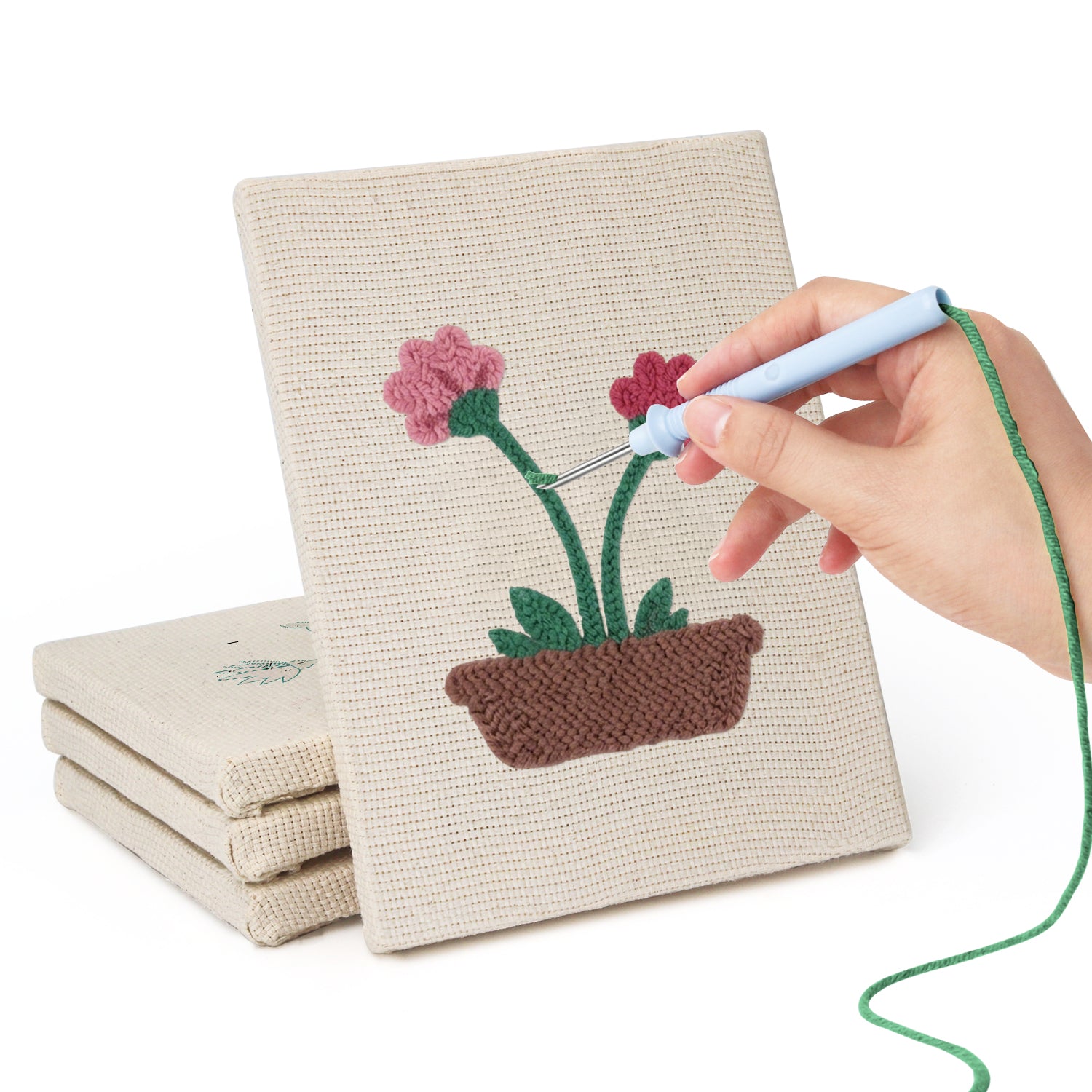 Floral Plants 2 | Mini Punch Needle Kit