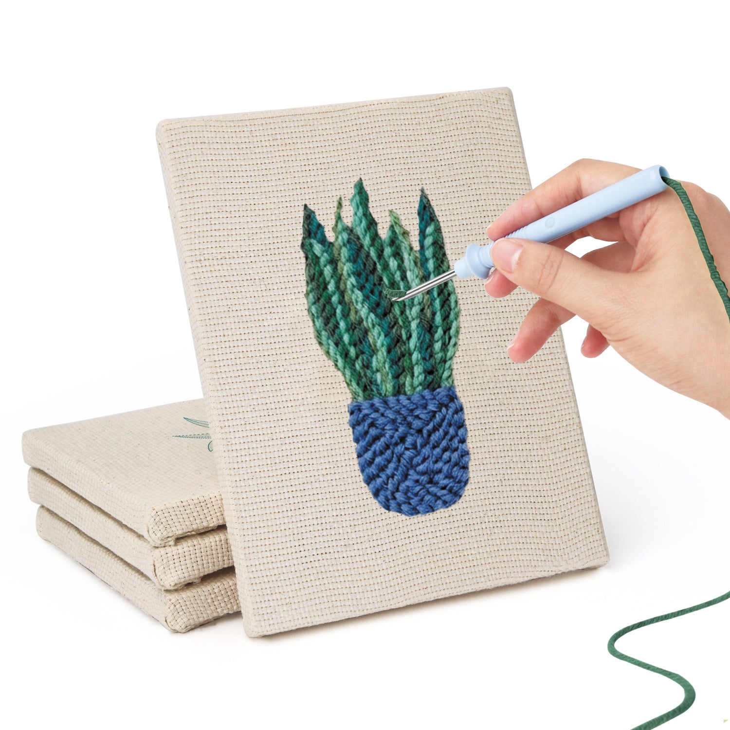 Potted Plants 13 | Mini Punch Needle Kit
