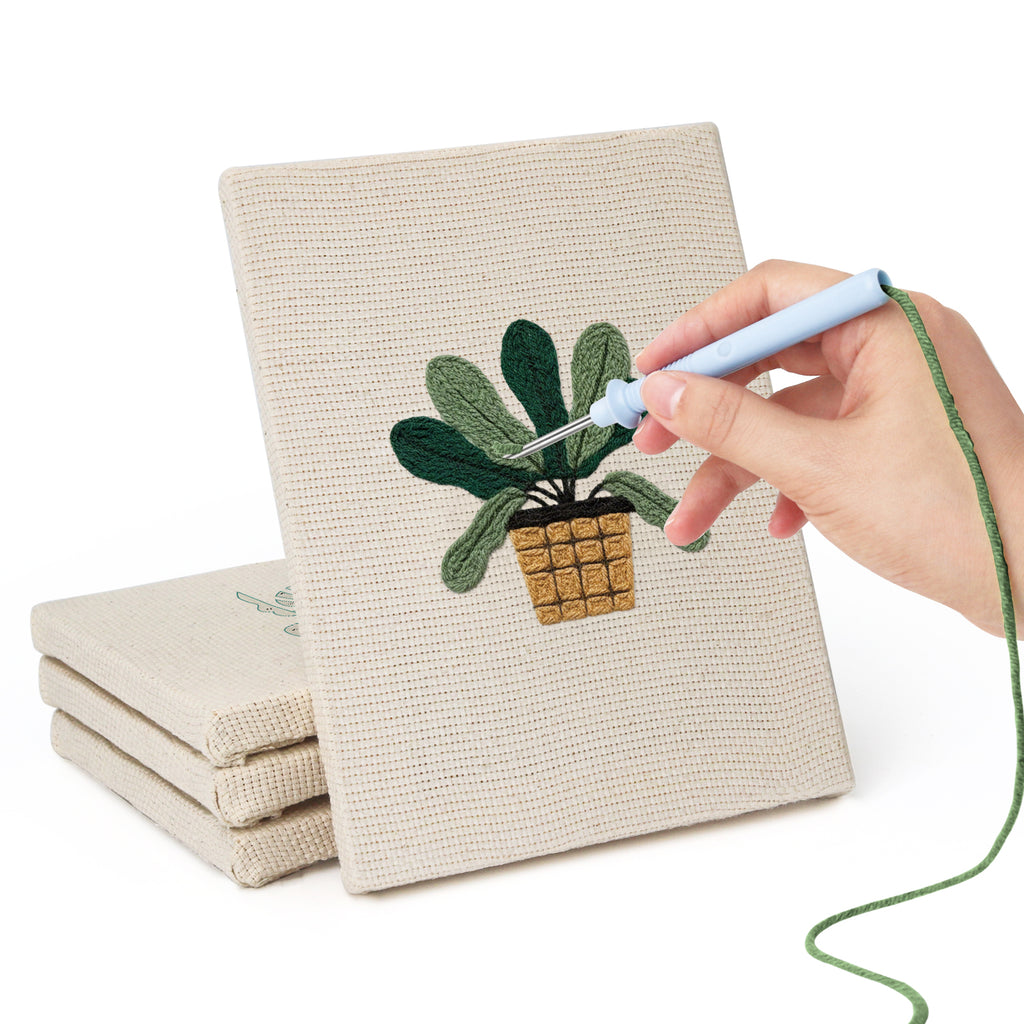 Potted Plants 8 | Mini Punch Needle Kit