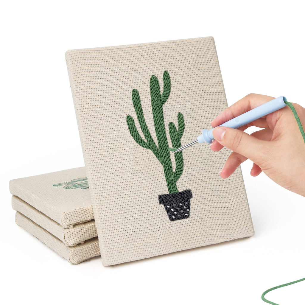 Cactus & Succulents 8 | Mini Punch Needle Kit