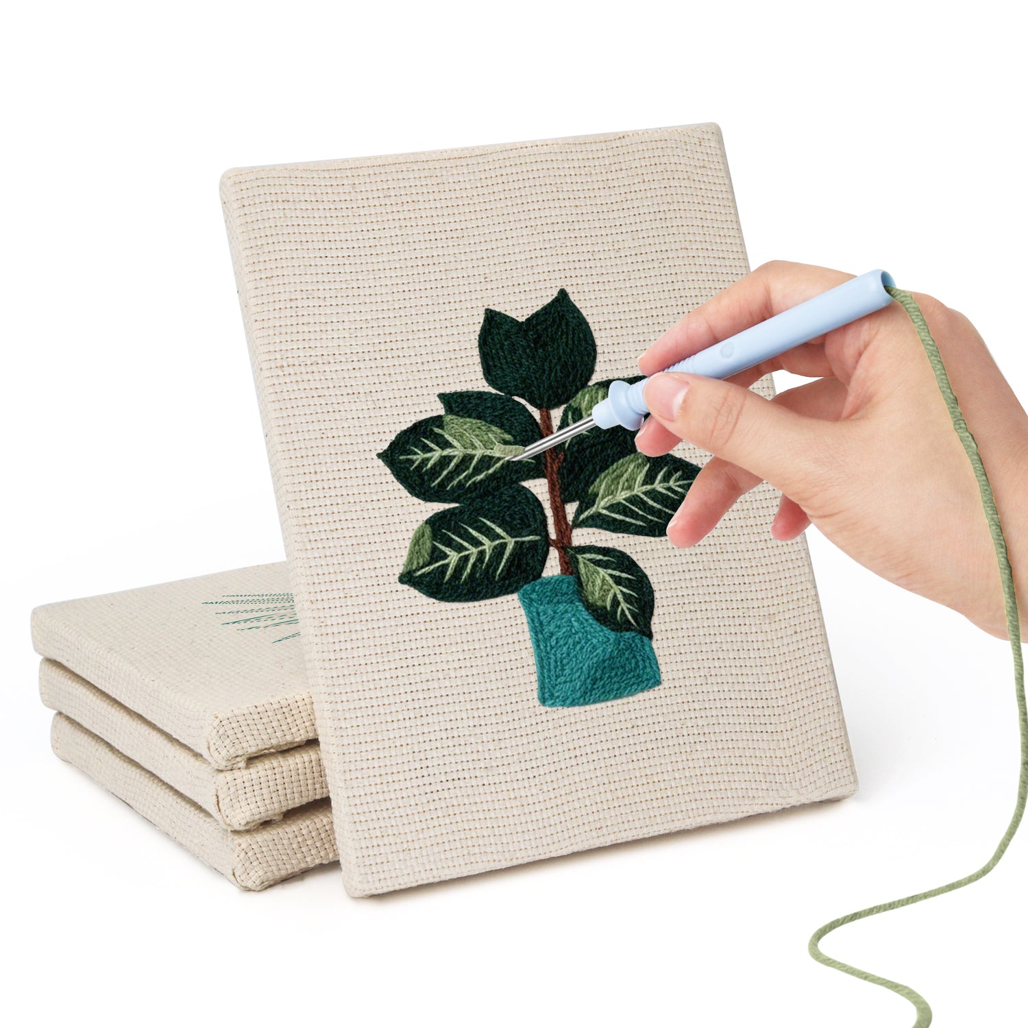 Potted Plants 9 | Mini Punch Needle Kit