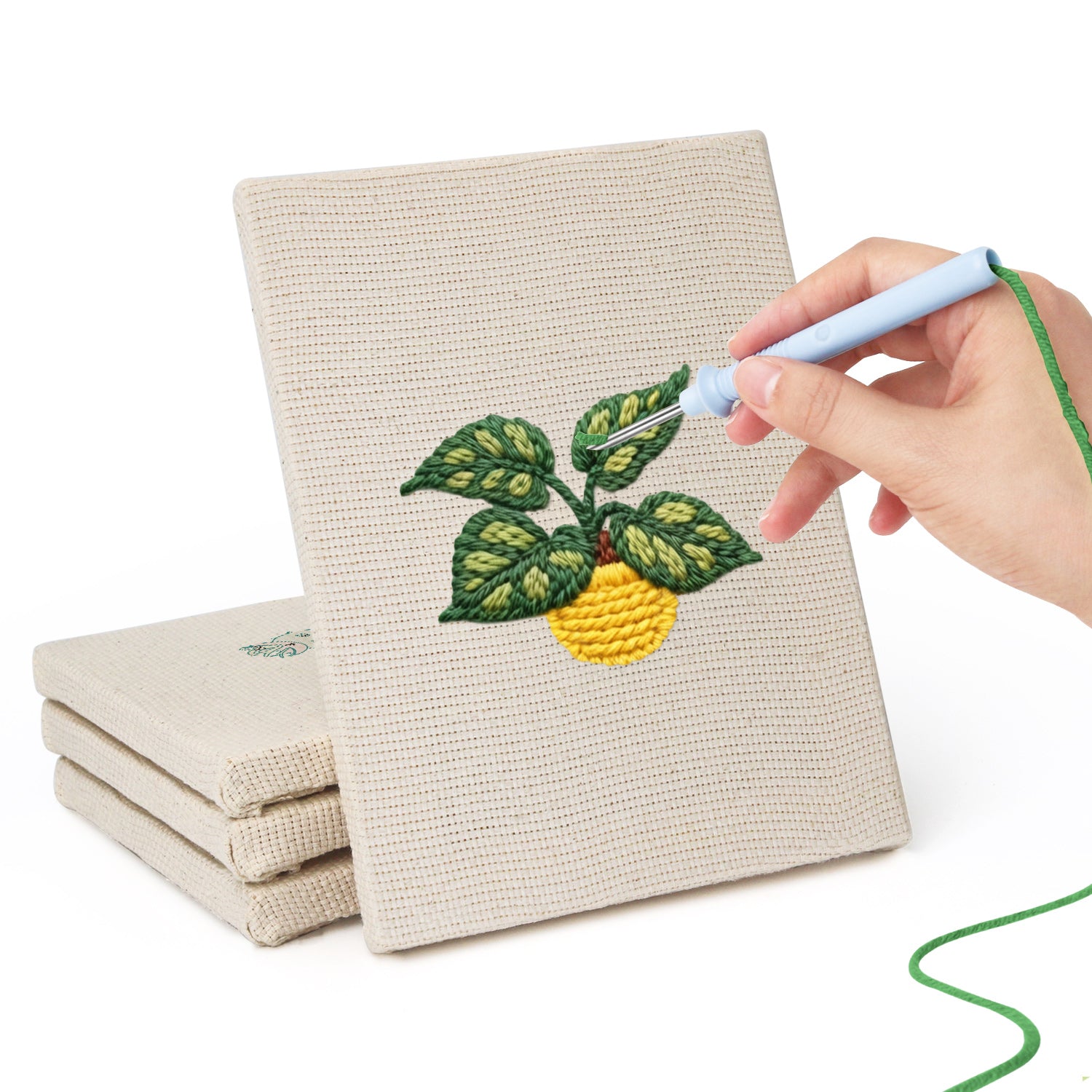Potted Plants 4 | Mini Punch Needle Kit