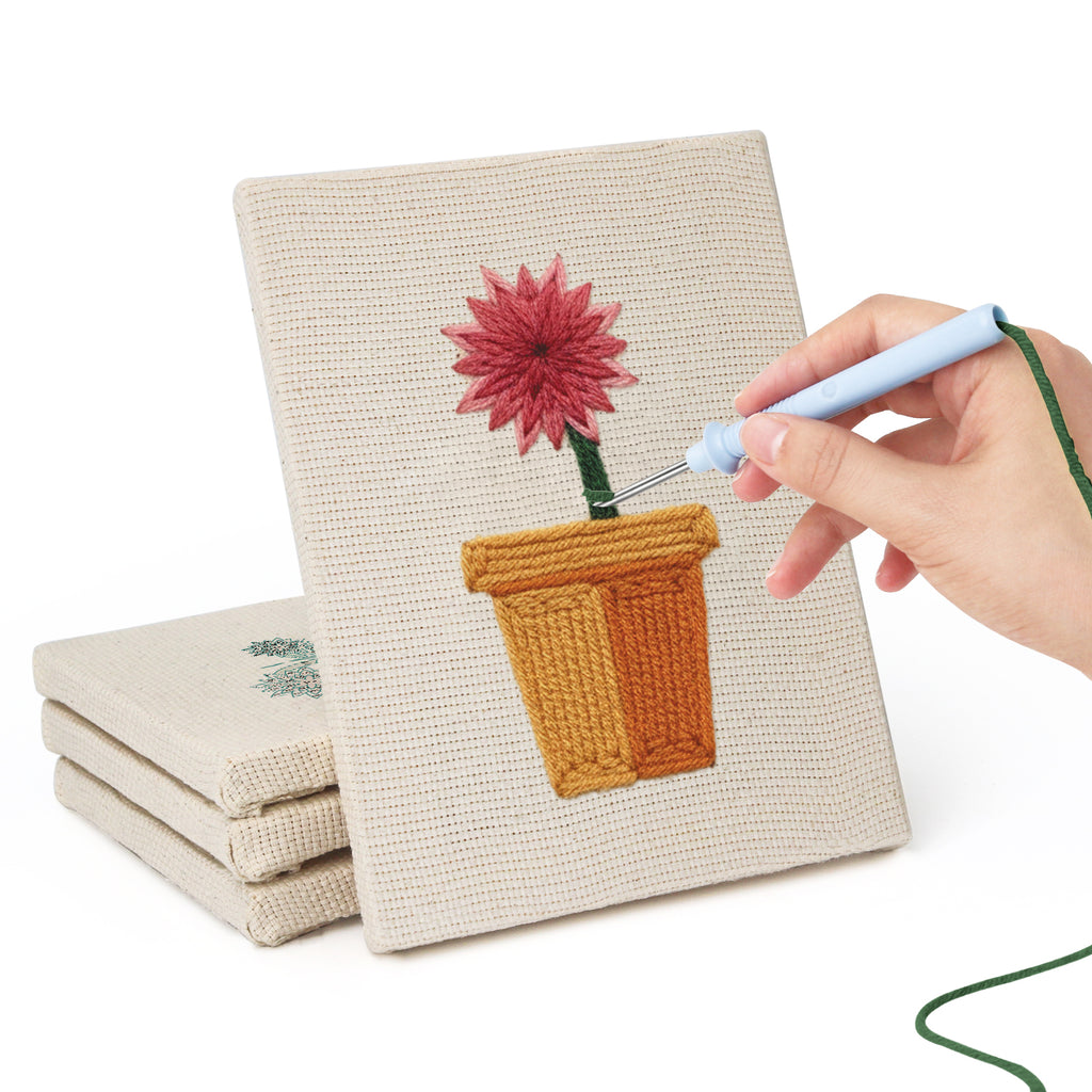 Floral Plants 3 | Mini Punch Needle Kit