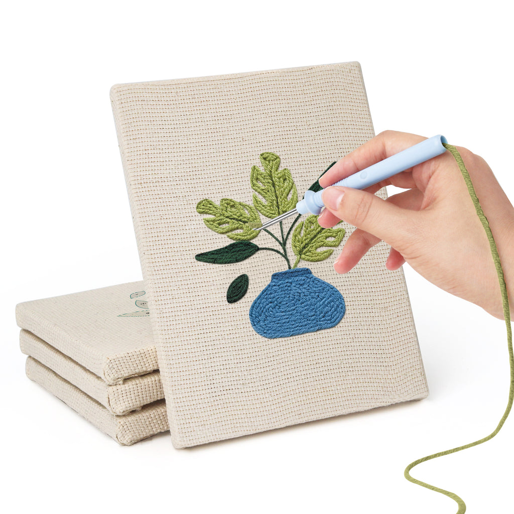Potted Plants 10 | Mini Punch Needle Kit