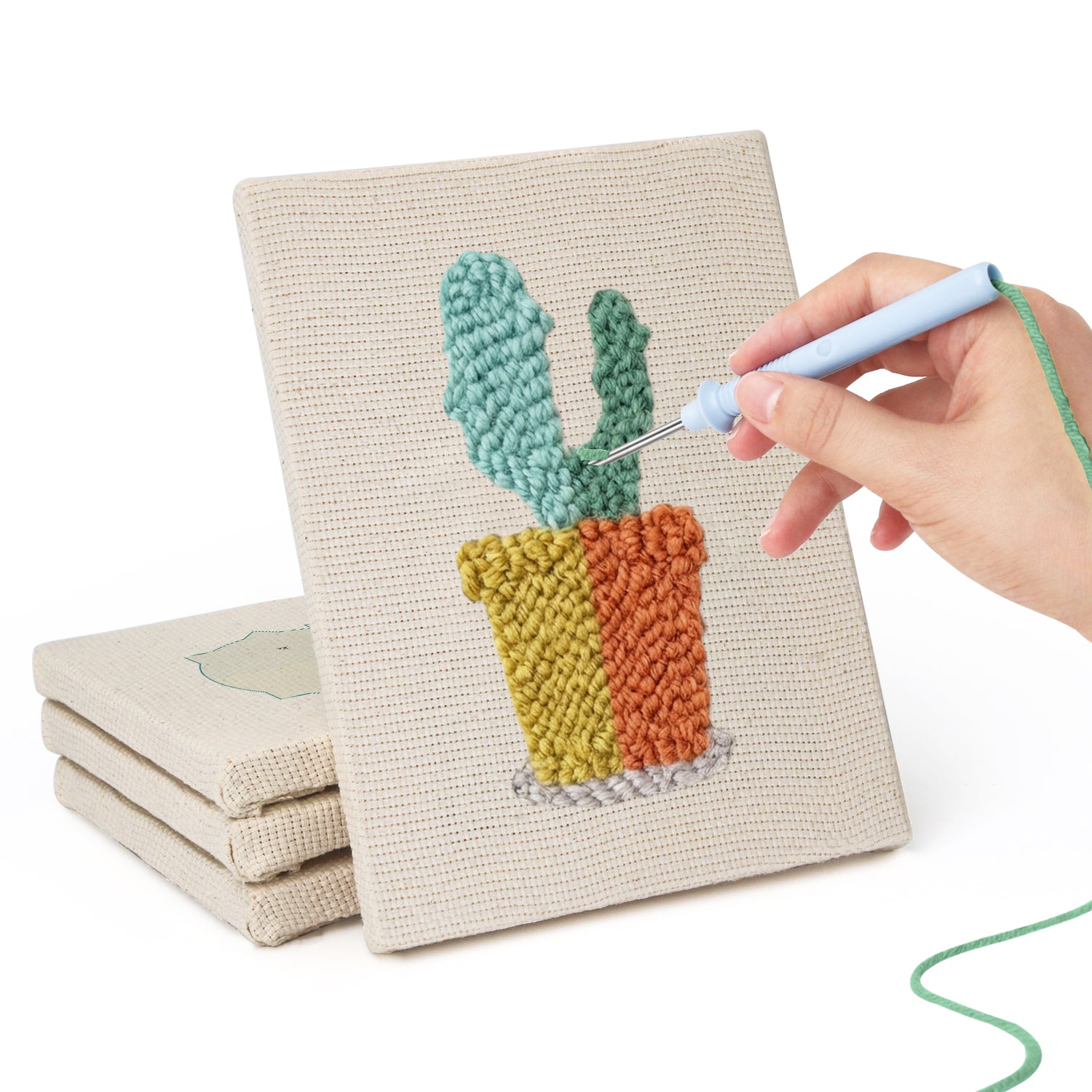 Potted Plants 2 | Mini Punch Needle Kit