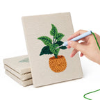 Potted Plants 3 | Mini Punch Needle Kit