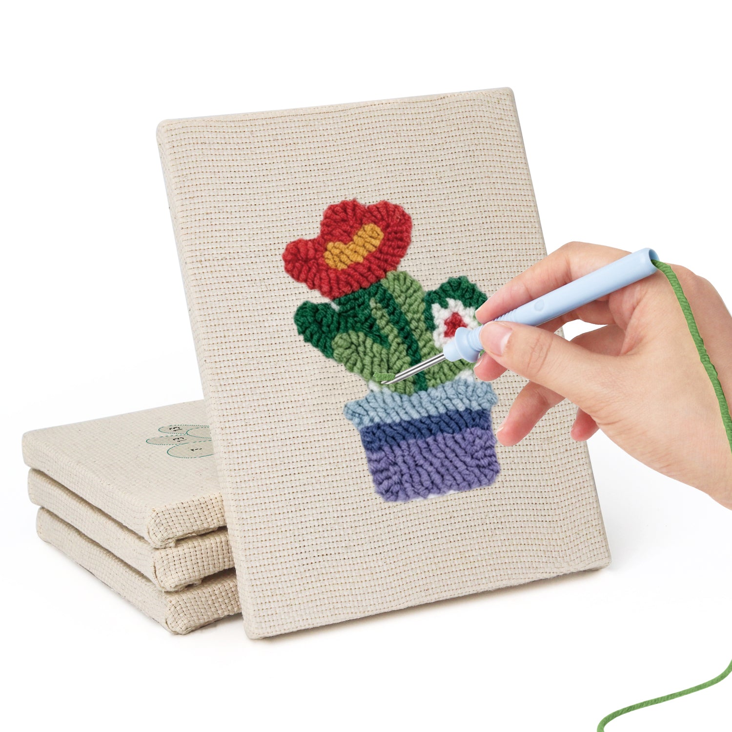 Potted Plants 7 | Mini Punch Needle Kit