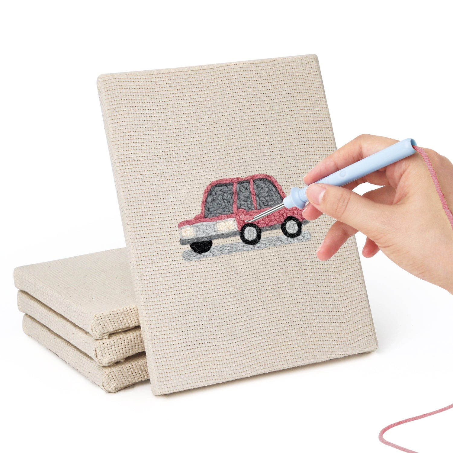 Traffic & Road Signs 2 | Mini Punch Needle Kit