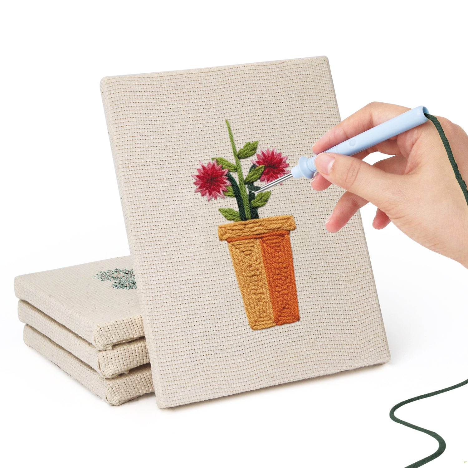 Floral Plants 5 | Mini Punch Needle Kit