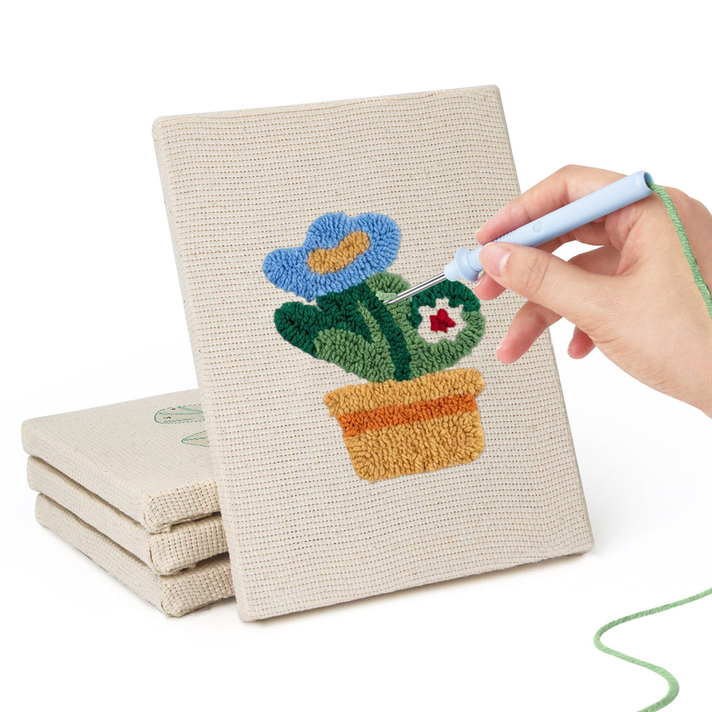 Potted Plants 1 | Mini Punch Needle Kit