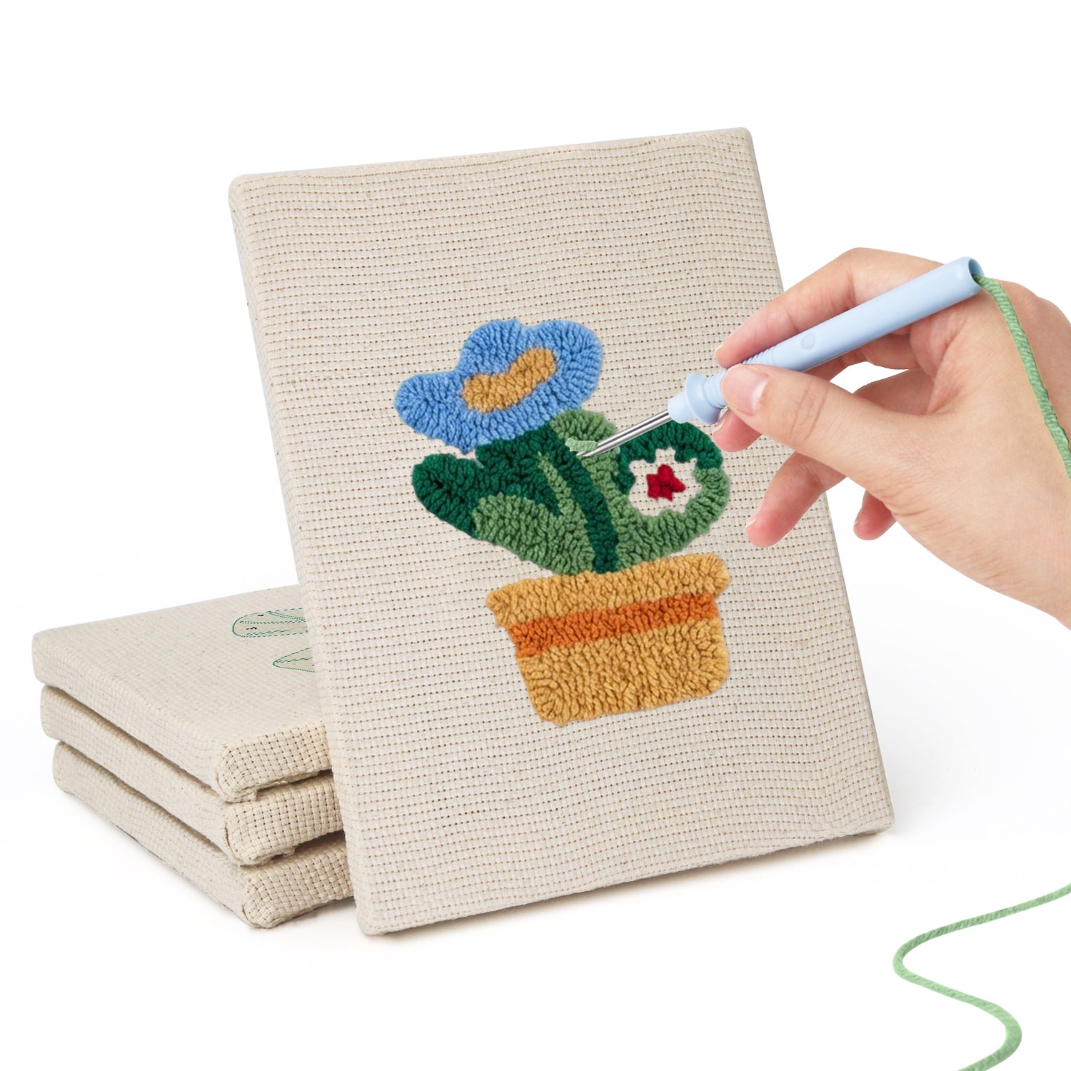 Potted Plants 1 | Mini Punch Needle Kit