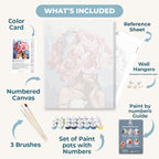 Girl with Flower Head | Paint by Numbers