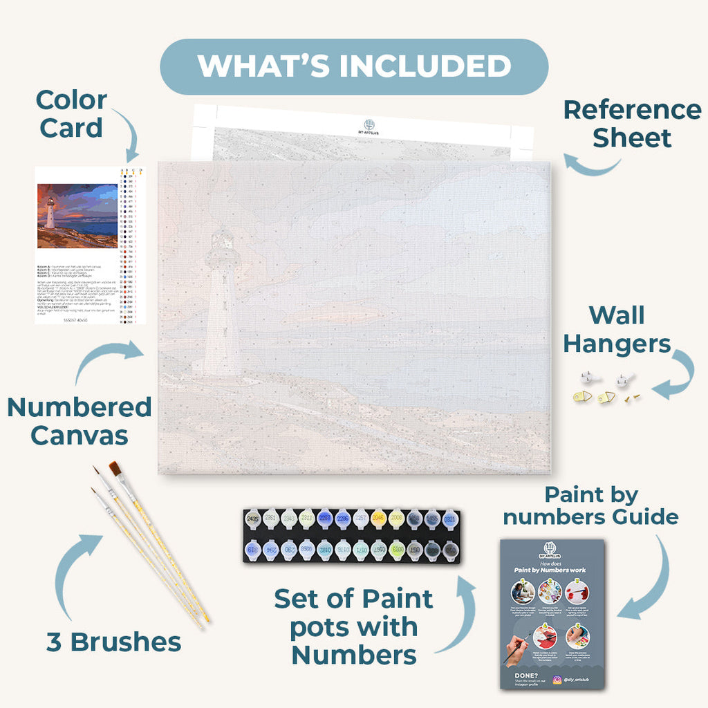 Lighthouse Point | Paint by Numbers