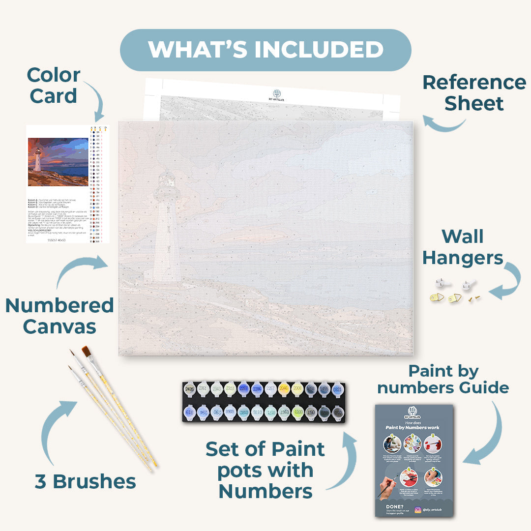 Lighthouse Point | Paint by Numbers