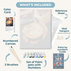 Coffee with Milk (Latte) | Paint by Numbers