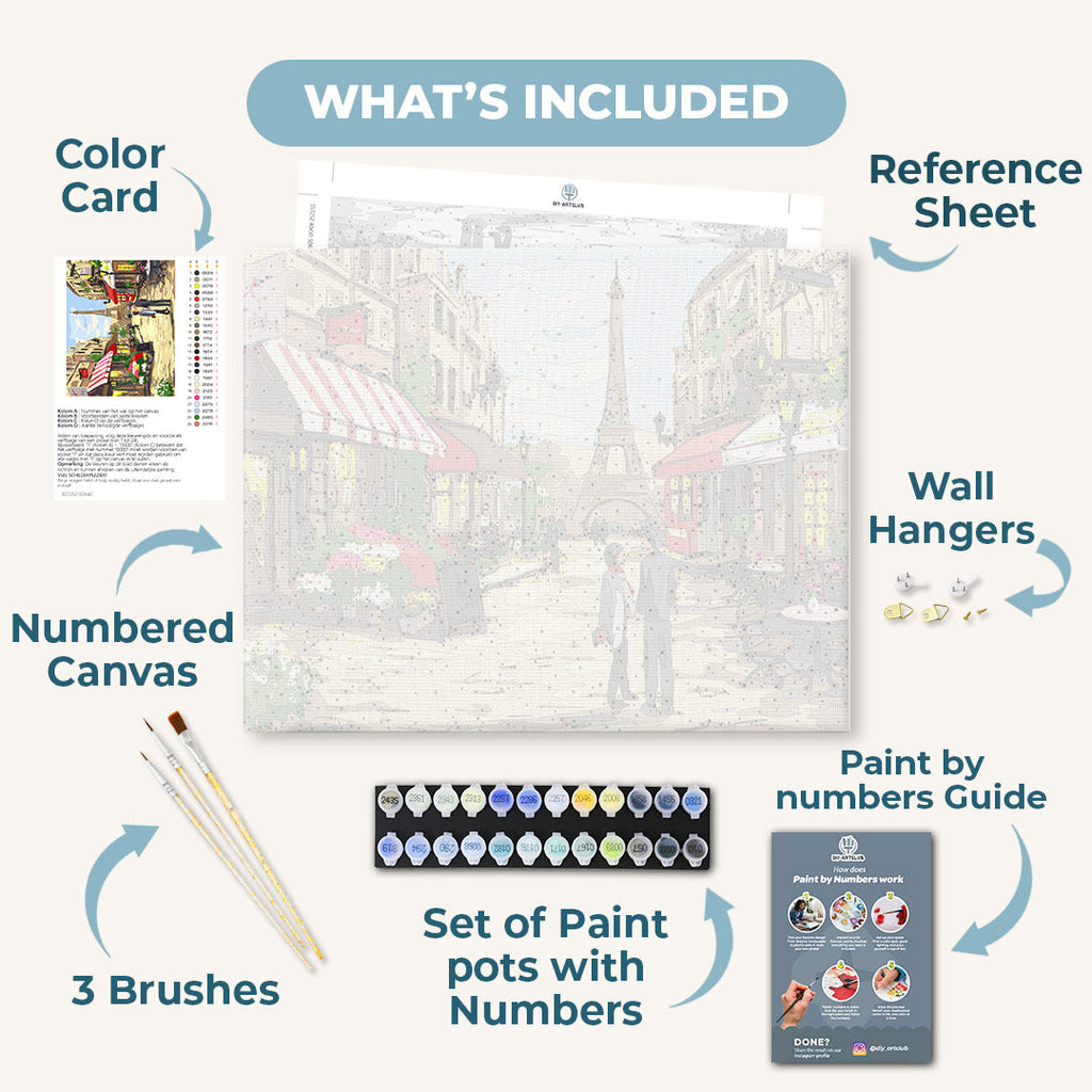 Paris Street | Paint by Numbers