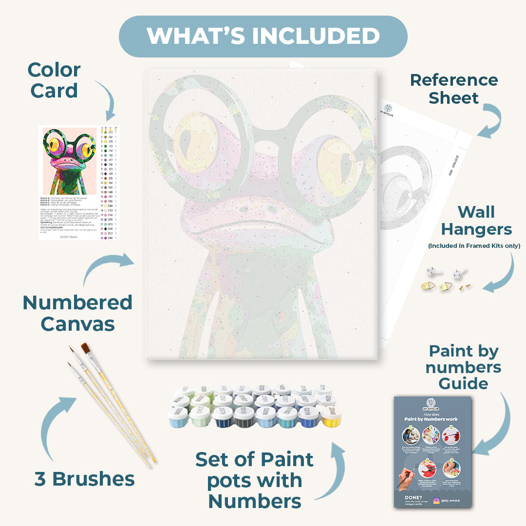 Happy Frog | Paint by Numbers