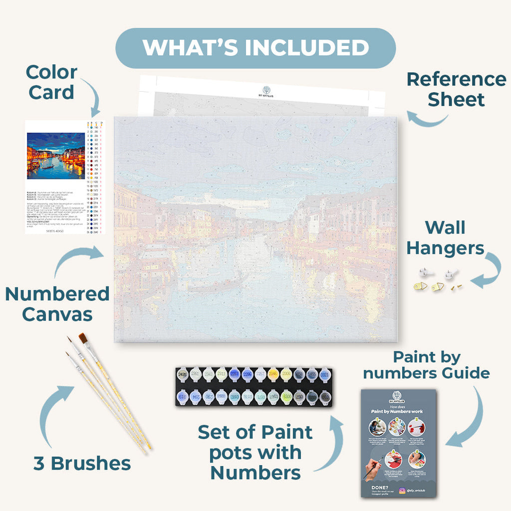 Venice by Night | Paint by Numbers