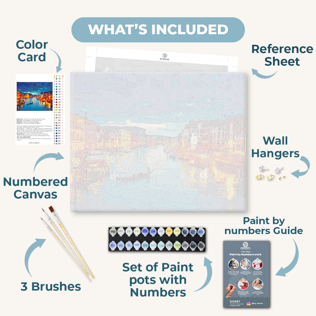 Venice by Night | Paint by Numbers