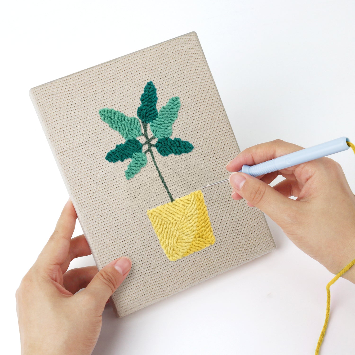 Potted Plants 12 | Mini Punch Needle Kit
