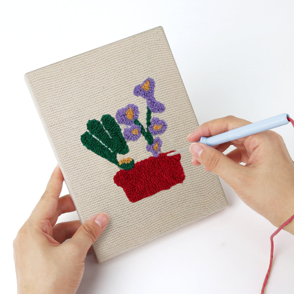 Potted Plants 1 | Mini Punch Needle Kit
