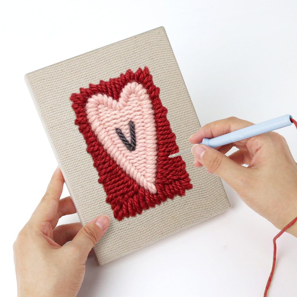 Love & Valentine 1 | Mini Punch Needle Kit
