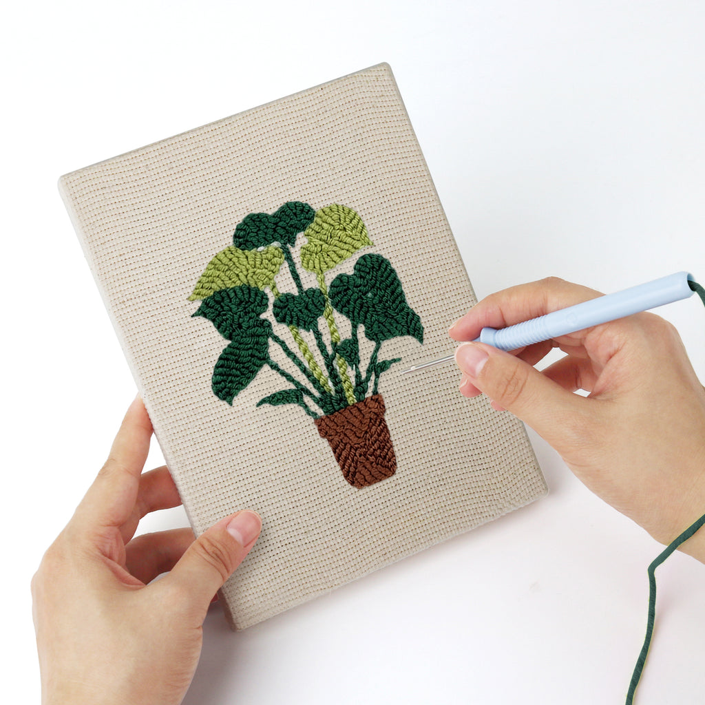Potted Plants 5 | Mini Punch Needle Kit